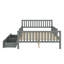 Wooden Platform Bed With Safety Guardrails-699782334-699782331