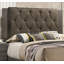 Grande chambre à coucher contemporaine 1pc avec tête de lit capitonnée-1850147612
