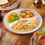 Assiettes en papier compostables jetables 9 pouces