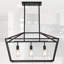 Luminaire suspendu linéaire 3 lumières Allyn