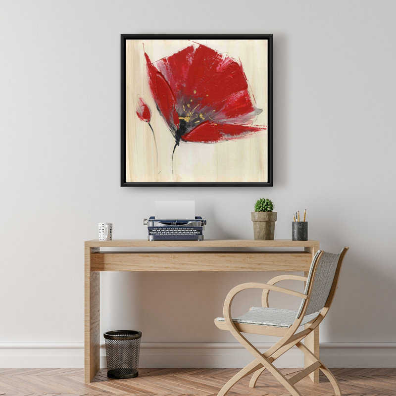 "Deux fleurs rouges"