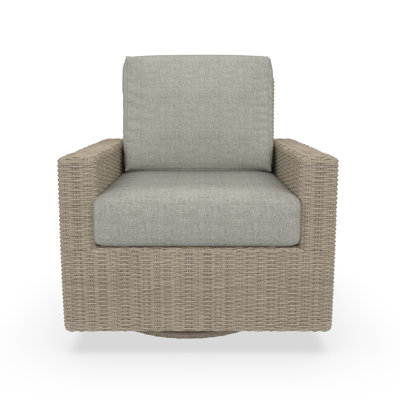 Outdoor Swivel Chair With Sunbrella Cushions by Birch Lane
