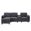 Canapé modulaire avec repose-pieds-1141307491