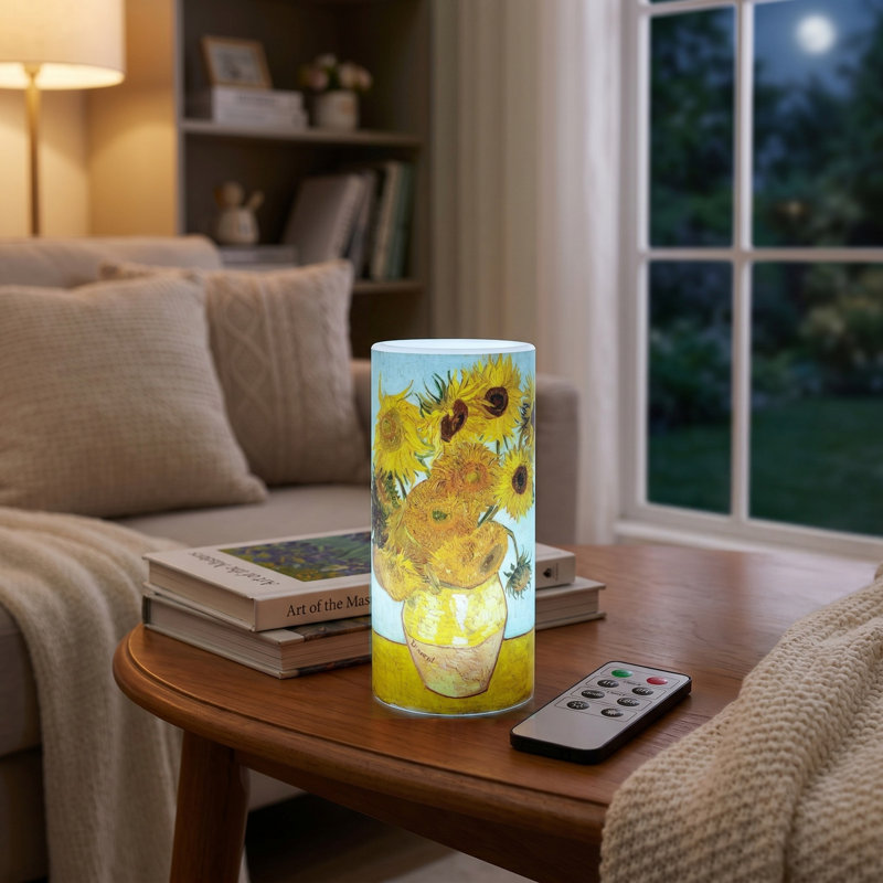Bougie sans flamme avec tournesols Van Gogh, 1