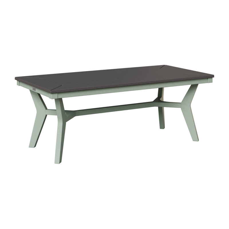 Table basse berlinoise Berlin, Gris fumée, Écume de mer, écume de mer
