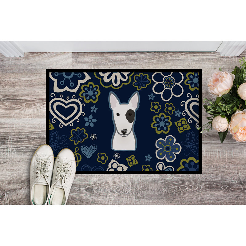 Tapis d'extérieur antidérapant Toluca, L 24 po x L 36 po, Bull-terrier