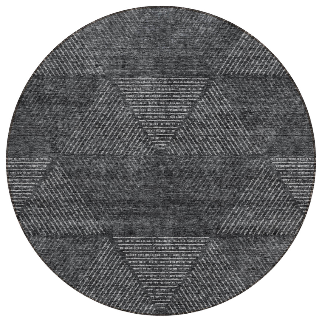 Malchow Washable Geometric Indoor / Outdoor Rug Langley Street® Rug 