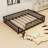 Queen Wooden Floor Bed With Slats