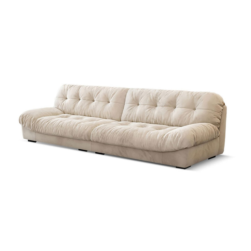 Canapé moderne et simple en velours, 29.92"H*118.11"W*45.28"D
