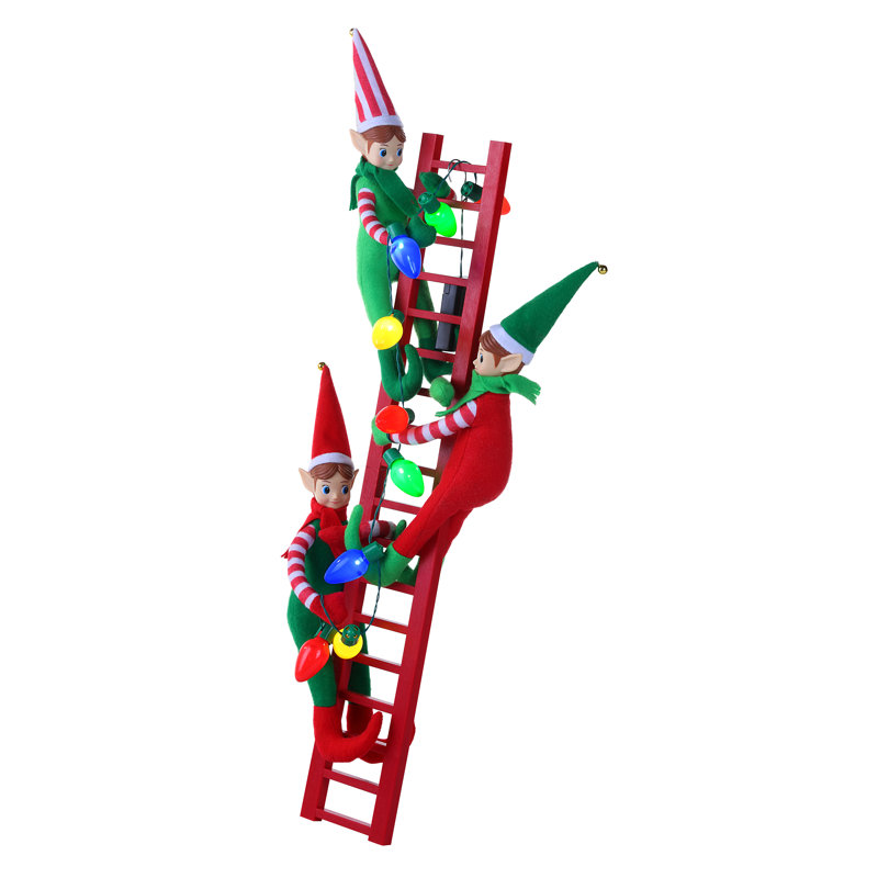Nostalgic 27.5" LED Elves Tree Trimmer