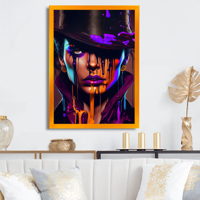 «Femelle Criminel Mastermind III», impression sur toile