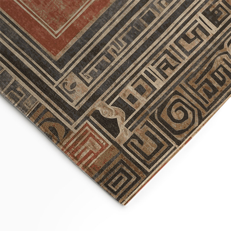 Tapis intérieur et extérieur Amphitrite’S Flow, Rectangle 5' x 7'