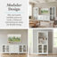 Meuble télé 4 portes Martha Stewart Bedford-132950110