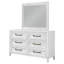Commode 6 tiroirs avec miroir Littell