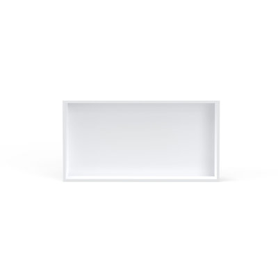 Badeloft 24.4" W x 12.6" H Recessed Shower Niche NS-03-WHT in White