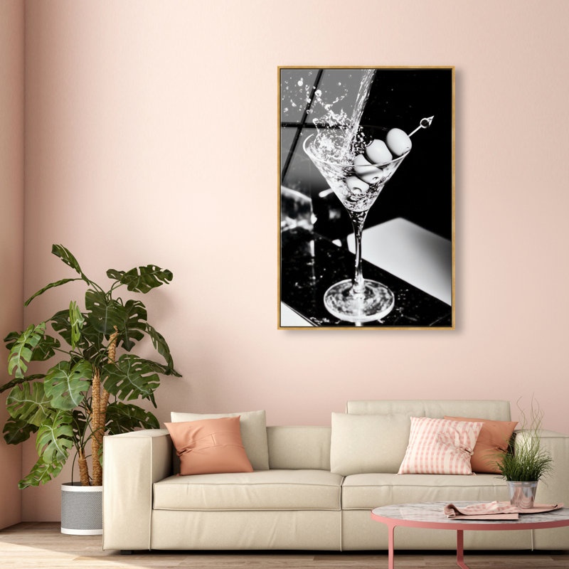Chill Time III Print by Oliver Gal, 46"H x 31"W, Gold Floater Frame