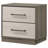 Edmondson Grey Oak 2-Drawer Nightstand-897932746