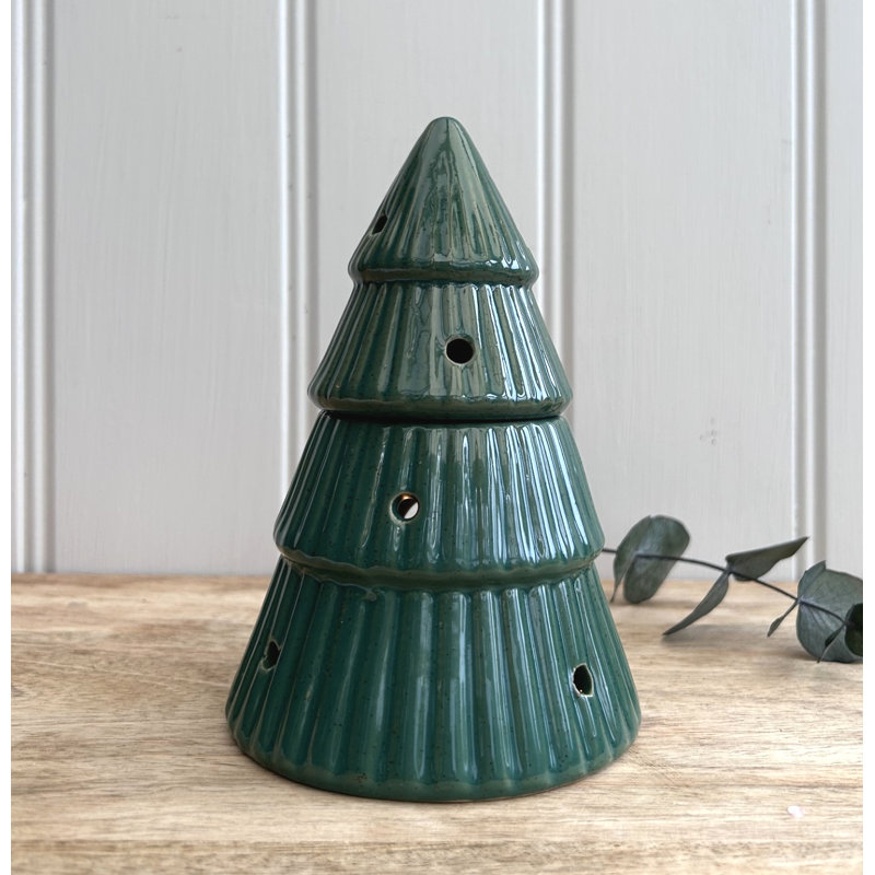 Ceramic Tabletop Wax Warmer, Green