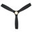 60" Black Propeller Dimmable LED Ceiling Fan with 3CCT LED Lights and Remote Control