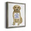 «Love and Golden Retriever», toile encadrée de qualité supérieure - prête à être accrochée-1588208567-1588208566