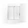 Composed 62 In. H Sliding Bath Door With 3/8 In. - Thick Glass