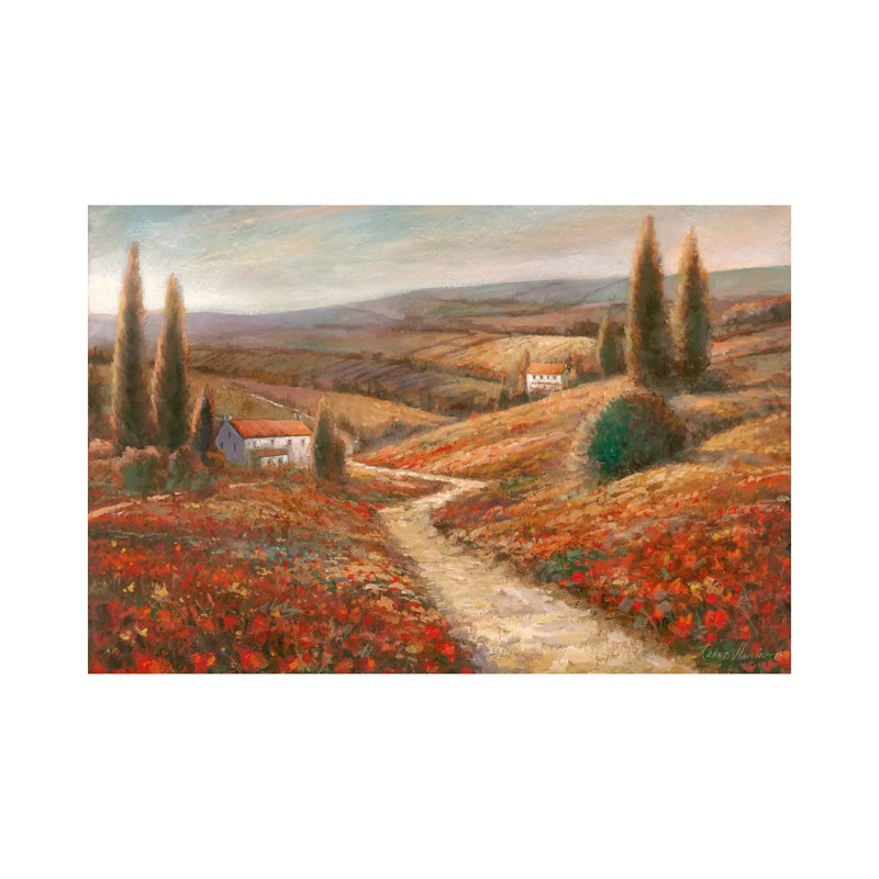 Fields Of Color by Ruane Manning - Wrapped Canvas Painting, 152.5 cm H x 101.5 cm W