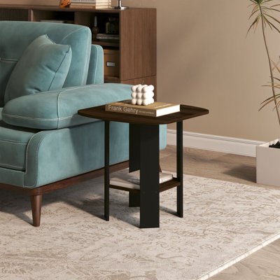 Table de chevet moderne avec tablette 20 po x 20 po x 20 po