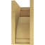 Bois de cèdre brut RiveraThane Corbel, apprêté brun clair Rivera-88290964