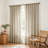 Semi-Sheer Light Filtering Back Tab Single Curtain Panel-2030133775-2030133764