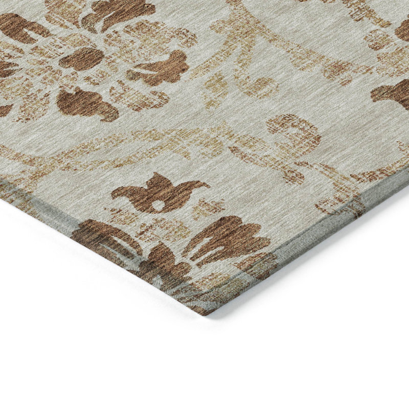 Tapis d'intérieur rond 8 po Terra Cotta