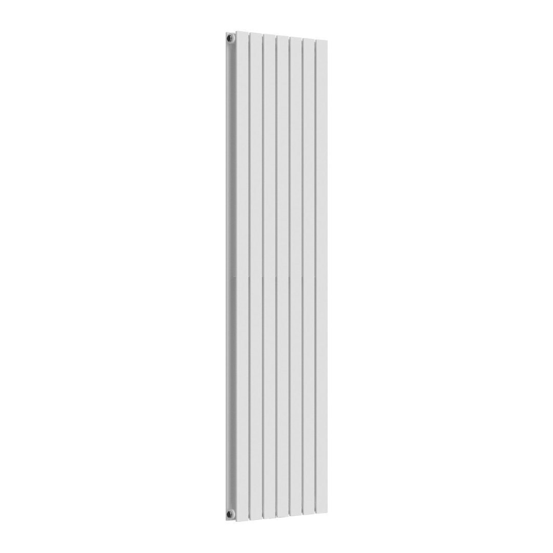 Anthracite Grey Flat Vertical Double Panel Designer Radiator 1600mm (H) x 490mm (W)