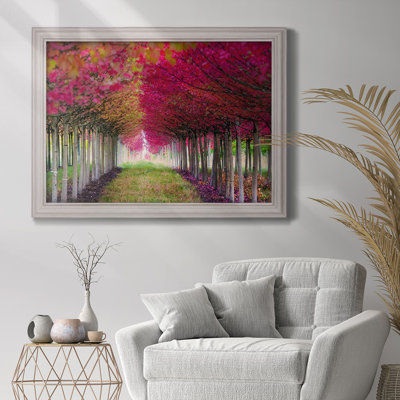 Forêt magique encadrée sur toile