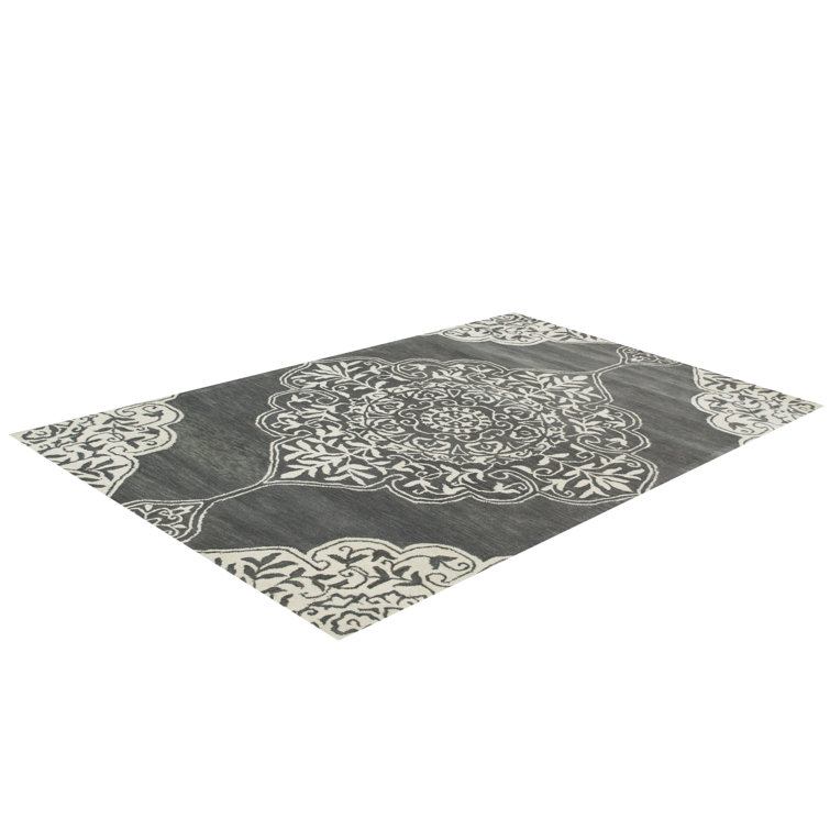 Kirman Floral Hand Woven Area Rug