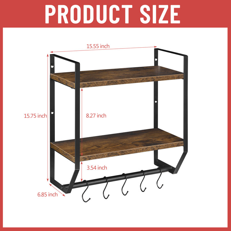 Bathroom Shelf with Towel Bar Bathroom Shelves Wall Mounted Towel Rack