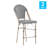 Bearl Upholstered Counter Stool with Metal Frame-897382524