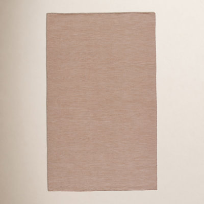 Burkett Tan Hand-Woven Outdoor Rug