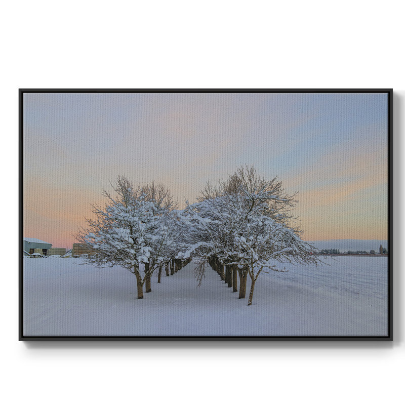 " Among The Trees ", 27" H x 41" W x 2" D, Black