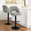 Tabouret de bar rotatif à hauteur ajustable Bridgette-1974955259