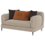 Braham Chenille Upholstered Modern Track Arm Loveseat