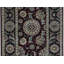 Wool Oriental Area Rug in Black/Burgundy/Green