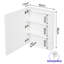 Chriss mm Wide mm H Mirrored Cabinet with Mirror and 3 Adjustable Shelves-1991387260