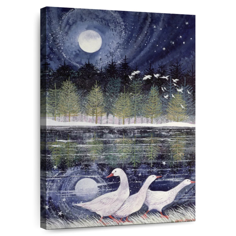 Brampt Snow Geese, 39" H x 26" W