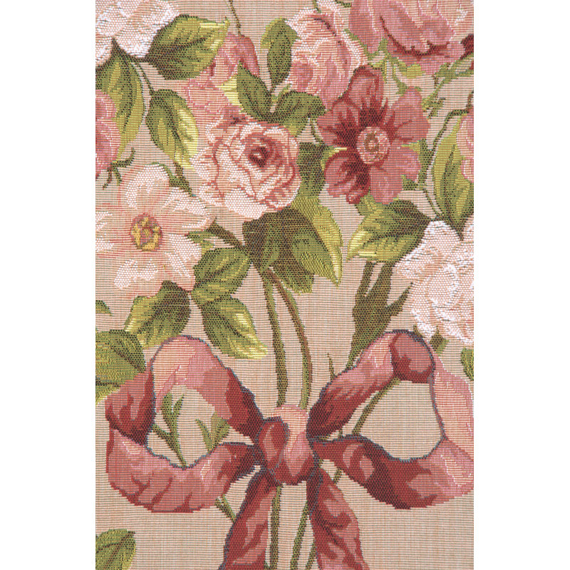 Floral Cotton Blend Pillow Cover
