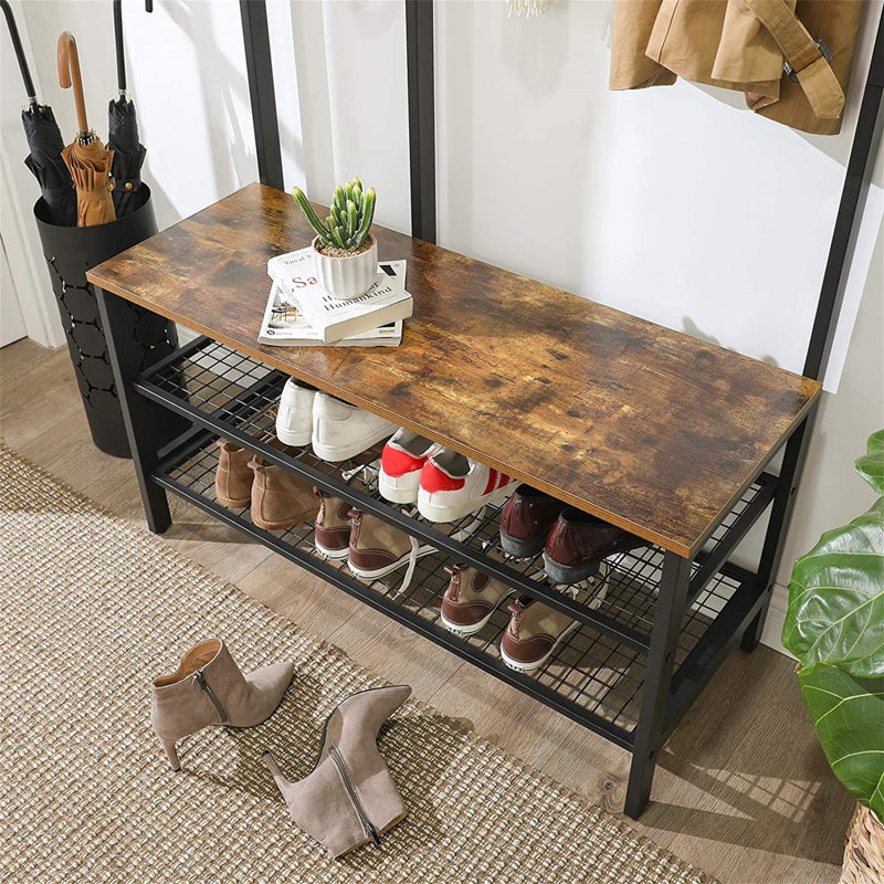 Antoanella 97.7 cm Clothes Rack