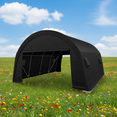 Carport 20x20 FT Heavy Duty Portable Garage, 2.0 Galvanized Frame, Waterproof Shelter with Removable Sidewalls