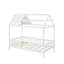 Lit simple en bois avec clôture-47677559