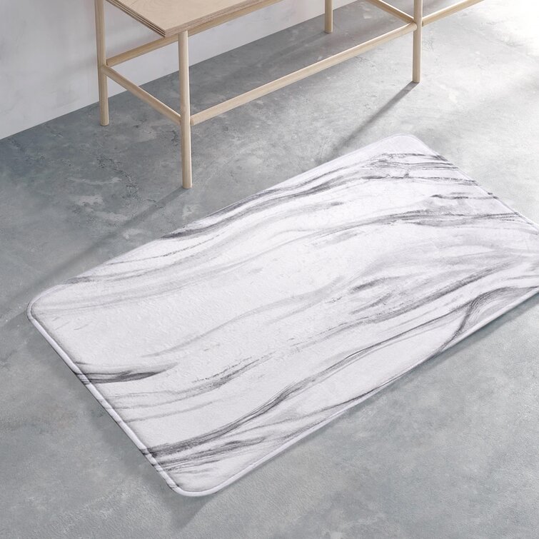 Laundry Room Rug Non-slip Flannel Floor Mat for Washroom Mudroom