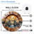 London Bridge Artistic Wall Clock Decor Art - 12'' Modern Glass Wall Clock
