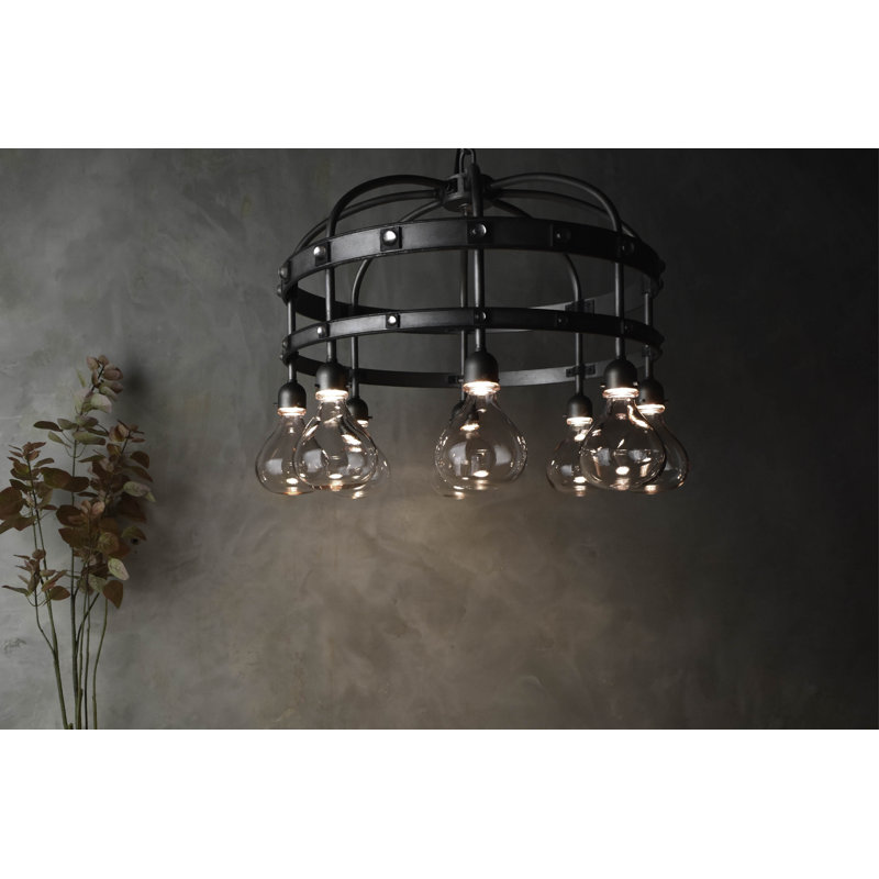 8 - Light LED Pendant, Merlot