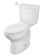 Toilette allongée deux pièces Cadet (éconergétique) 1,28 GPF (siège non inclus)
